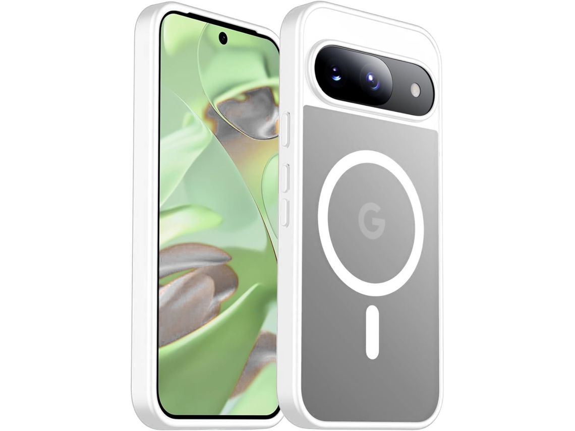 Capa Para Google Pixel 11 Pro: Compatível Com Magsafetranslúcida, Mate À Prova De Choque Branco Hexinyigjly