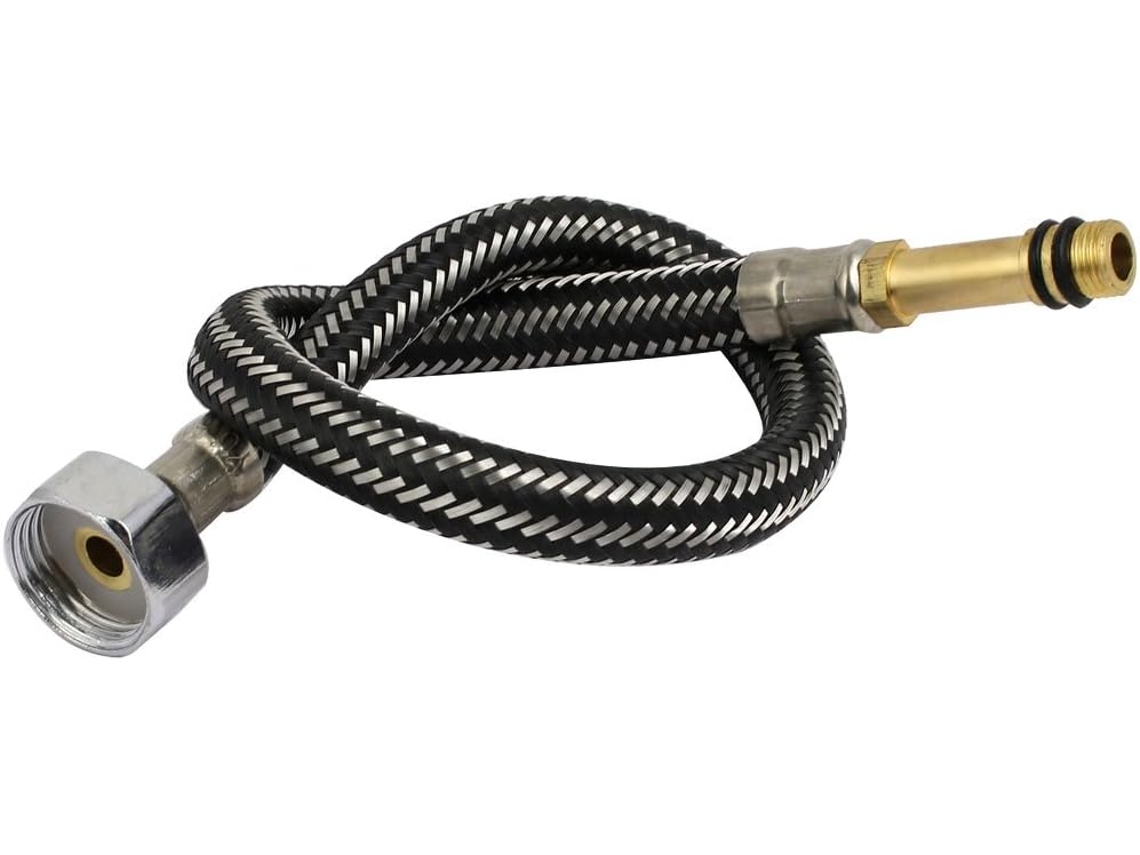 Conector de Torneira para Mangueira Trançada Nylon 40 Cm em Aço Inoxidável 304, 20 Mm F1/2'' 'g1/2' CHABERLU