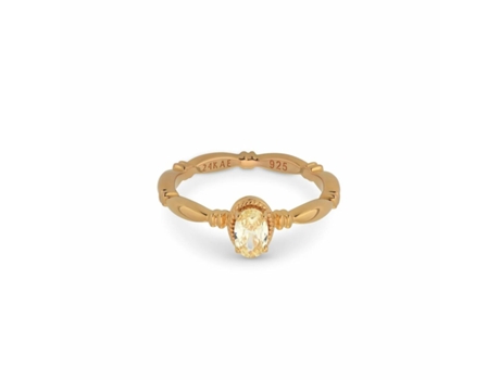 Anel Feminino 24kae 12441y/56 (metal 16 Dourado)