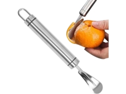 Pelador De Limones Y Naranjas De Acero Inoxidable Con Borde Curvo