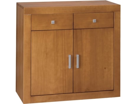 Aparador com 2 Portas e 2 Gavetas Pinho Maciço MOBLIT Série Kalpe Medidas: 86X91X42 Cm Alturaxlarguraxprofundidade Cor Cereja