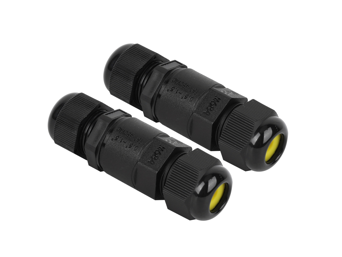 Conector De Caixa De Junção Para Cabos De Rede Outdoor Laxiscreed Resistente À Água Ip68 - Conjunto De Duas Peças