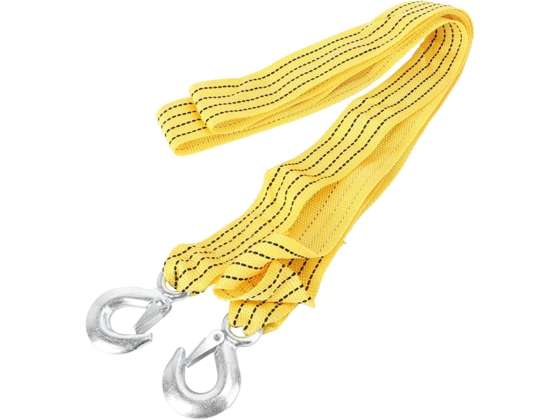 Cinta De Reboque Para Carro Em Nylon Reforçado Com Gancho Resistente