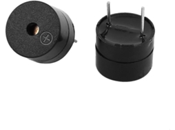 2 Unidades de Buzzer Ativo Dc 12v Magnético com Alarme Sonoro Contínuo 12mm X 9,5mm CHABERLU