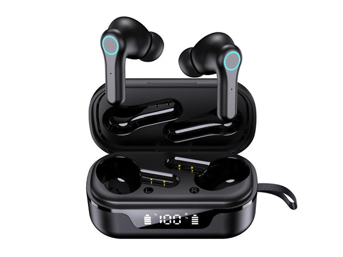 Fones Bluetooth 5.1 Tws Ipx7 Hi-fi Cancelamento Ruído Gêmeos/mono Esportes Preto