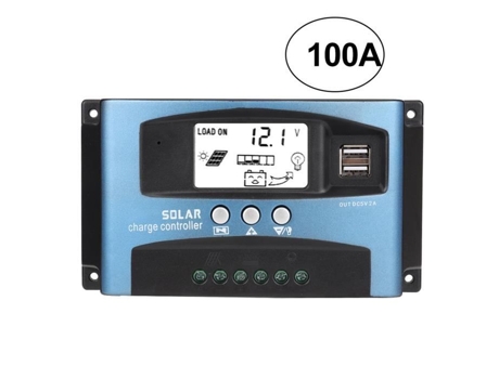 MPPT LED Controlador MPPT Controlador de carga solar 40/50/60/100A Display LCD duplo 111607 130084 ATYHAO