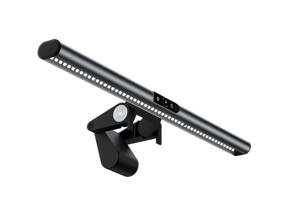 Lâmpada Suspensa Para Monitor De Computador S1 Luz Led De Proteção Ocular Versão Com Câmera E Microfone Brilvibera