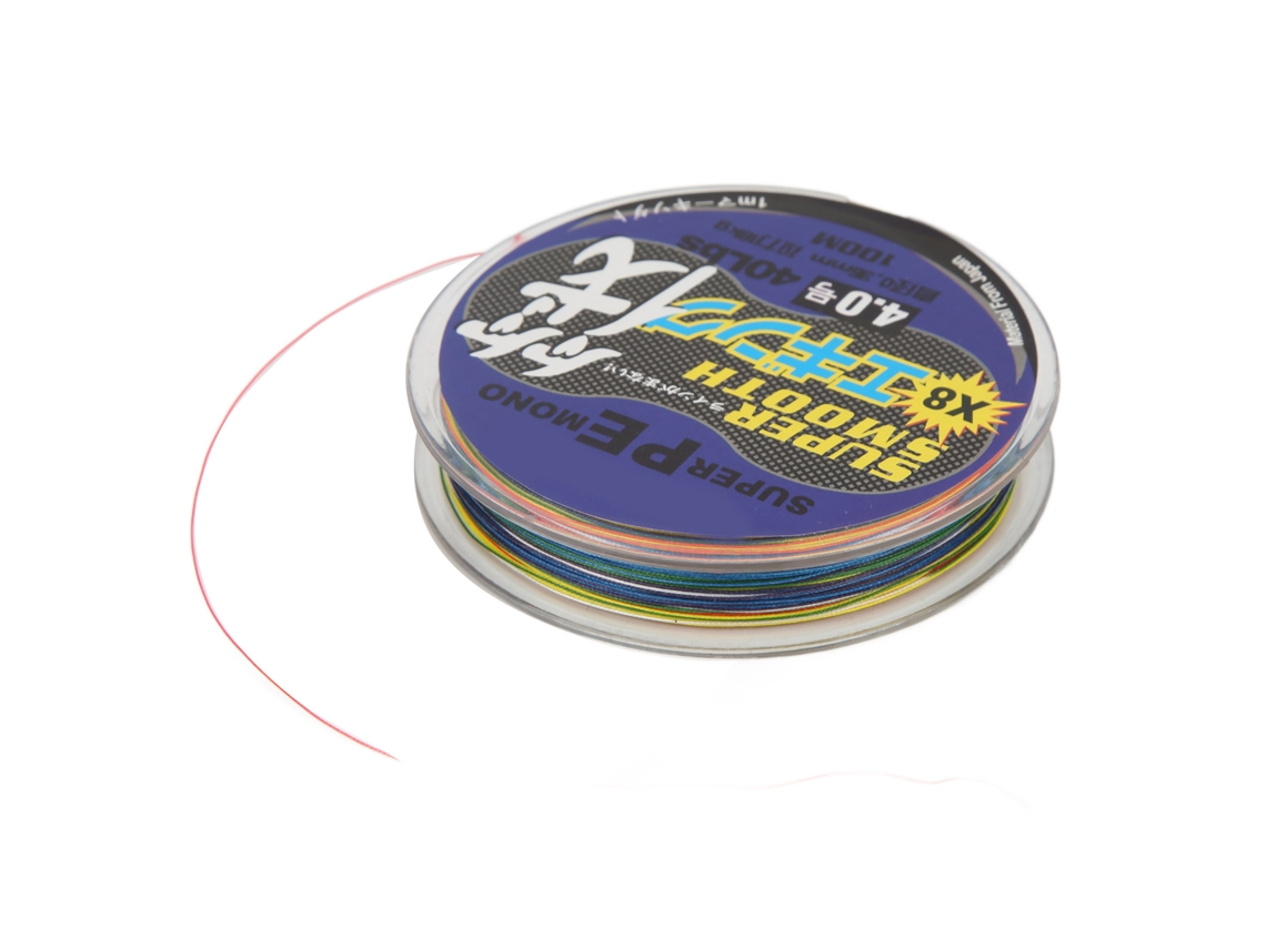 Linha de Pesca Trançada 8 Fios 100m No.4.0