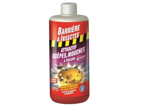 Barreira atrativa contra insetos, como tatus vespa, marimbondos, moscas e mosquitos Attrak Concentrate 500 ml Barreira contra insetos
