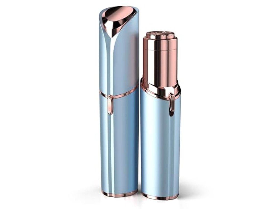 Depilador Facial Feminino - Barbeador Facial Indolor - Aparelho Elétrico Para Depilação Facial, Lábios E Penugem Com Luz
