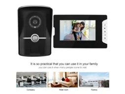 Sistema De Campainha De Vídeo Porteiro Lcd Hd De 7 Polegadas, Interfone, Monitor Residencial, Câmera Externa Slowmoose (plugue Ue)
