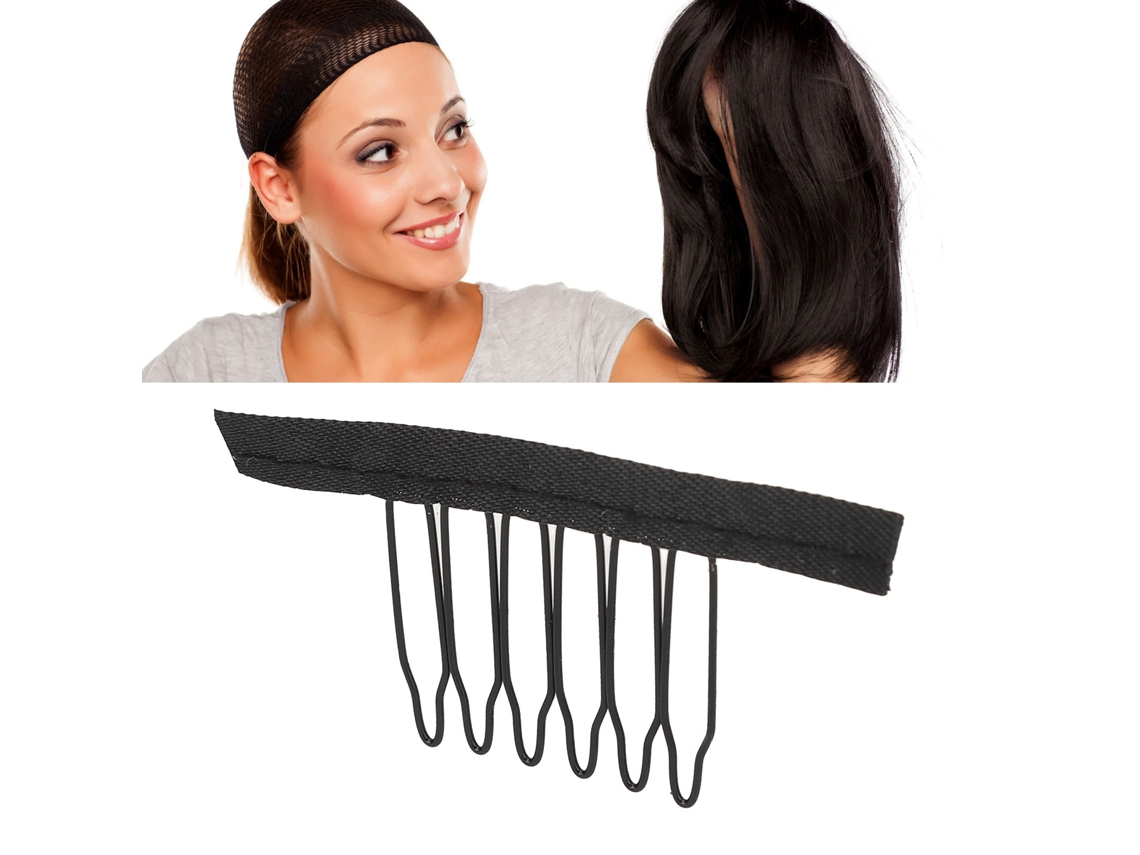 Grampos Para Peruca (pacote Com 100, Garras De Aço De 6 Dentes) Eoocoo
