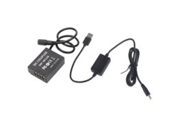 Batería Falsa Np-w126 Com Cabo Usb, Adaptador Dc Para Fujifilm Xt2 Xt3 Xt20, Kit De Acoplamento Usb