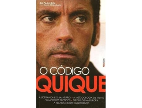Livro O Código Quique de Rui Pedro Brás (Português)