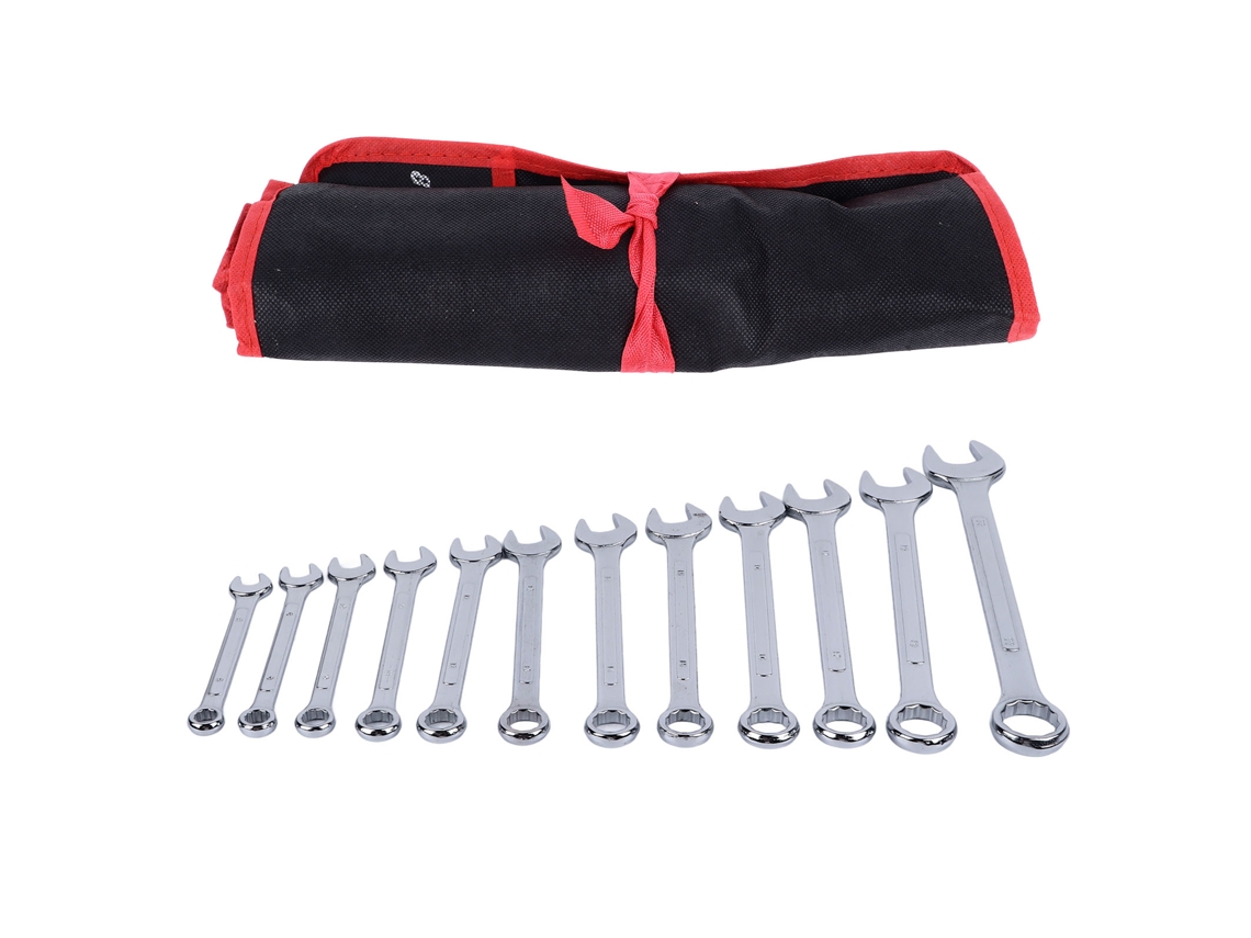 Conjunto de 12 Chaves Combinadas Boca Dupla 8-22mm | S/MARCA