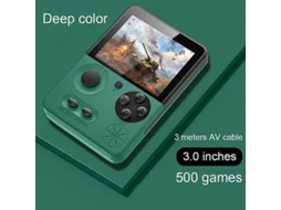 T3 Mini Console De Videogame Retrô Com 500 Jogos Clássicos De Infância Rocker Portátil Ly Ebike
