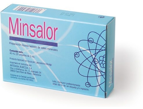 Suplemento Alimentar ARTESANIA Minsalor 20 Ampolas