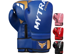Luvas de Boxe Preto MYTRA FUSION Bs 22 com Ligaduras
