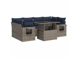 Garden Sofa Set, Garden Sofa Sets Vidaxl Cinzeto Rattan / Vime (n/a)
