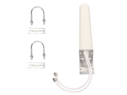 Antena omnidirecional exterior 4g/5g de 18 dbi e 100 W, resistente à água, para uso marítimo e exterior