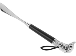 Calçadeira De Metal Com Cabo Longo (32 Cm) Para Idosos E Gestantes.