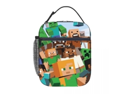Lancheira para escola primária, Lancheira infantil, Bolsa térmica portátil, Bolsa de armazenamento para acampamento ao ar livre, Forty EC Aquaforge