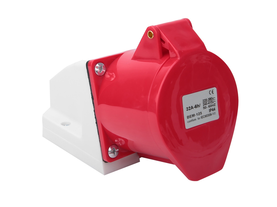 Conector De Tomada Industrial Bem-125 32a Ip44 10pcs