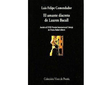 Livro Amante Discreto De Lauren Bacall de Luis F. Comendador (Espanhol)