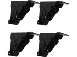 Conjunto De 4 Dobradiças Metálicas Dobráveis Com Travamento