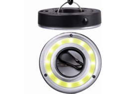 Lâmpada de acampamento AQUAFORGE, com bateria, gancho, 1 unidade