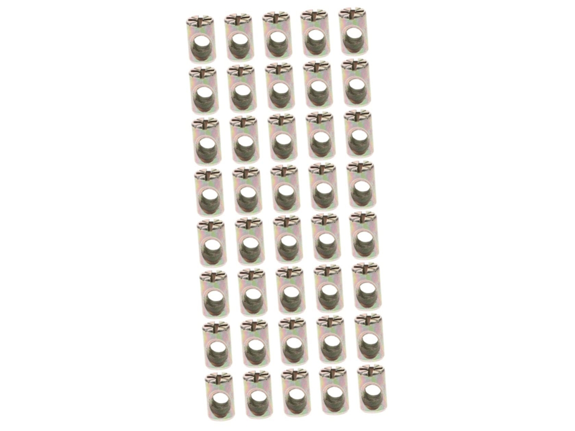 Kit De 40 Porcas Encaixe Com Fenda Mobestech Para Móveis E Camas, Acessório De Conexão Prático E Durável Para Montagem