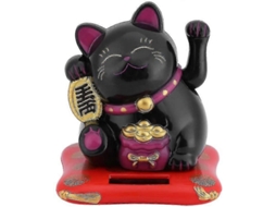 Amuleto De Gato Da Sorte Neko Movido A Energia Solar Braço De Boas Vindas Olysi Shop