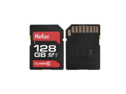 Cartão de memória Netac P600, 128GB, UHS-I, U1 EOOCOO