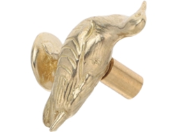 Puxador Decorativo Abaodam Em Latão Dourado Formato De Pomba Para Armários E Portas, Resistente Ao Desgaste E De Fácil