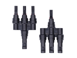 Conector Solar T Branch 3 Para 1 Ppo À Prova D'água Acoplador Geração Energia Externa