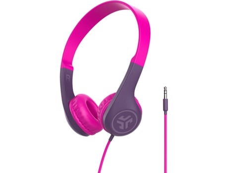 Auscultadores com Fios JLAB Jbuddies Pop (On Ear - Microfono - Rosa)