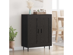 Vidaxl Buffet Carvalho Preto 69,5 X 34 X 90 Cm