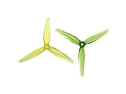 Amarelo+verde 2 Pares 2/6 Pares Hqprop Ethix P2 5129 Hélice Pickle 3 Pás Pe 5.1" Eixo 1.5mm Drones Corrida Fpv MDUG