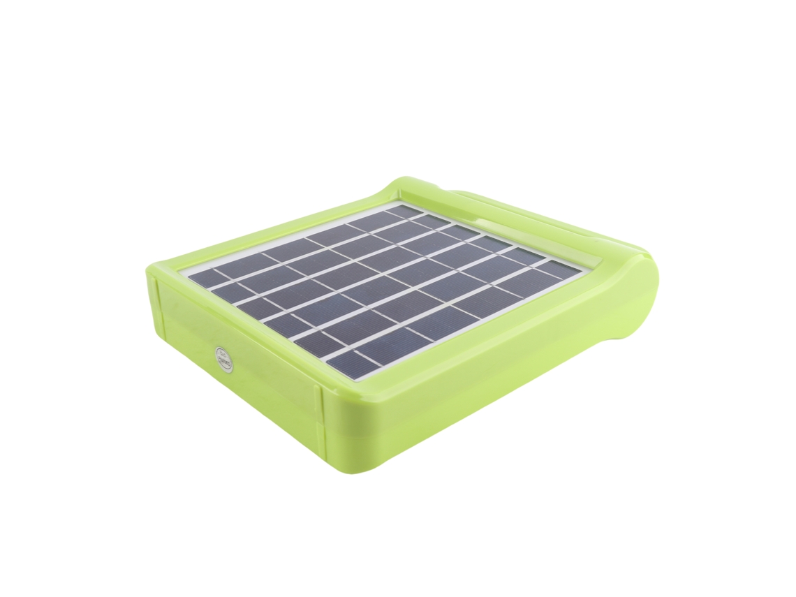 Portable Solar Camping Lantern Led Light (rechargeable, Green) Eoocoo