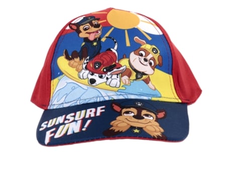 Patrulha Pata Boné Infantil, Vermelho, Poliéster Nick Jr