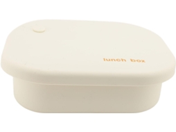 Lancheira De Silicone Reutilizável Com 4 Compartimentos Para Alimentos