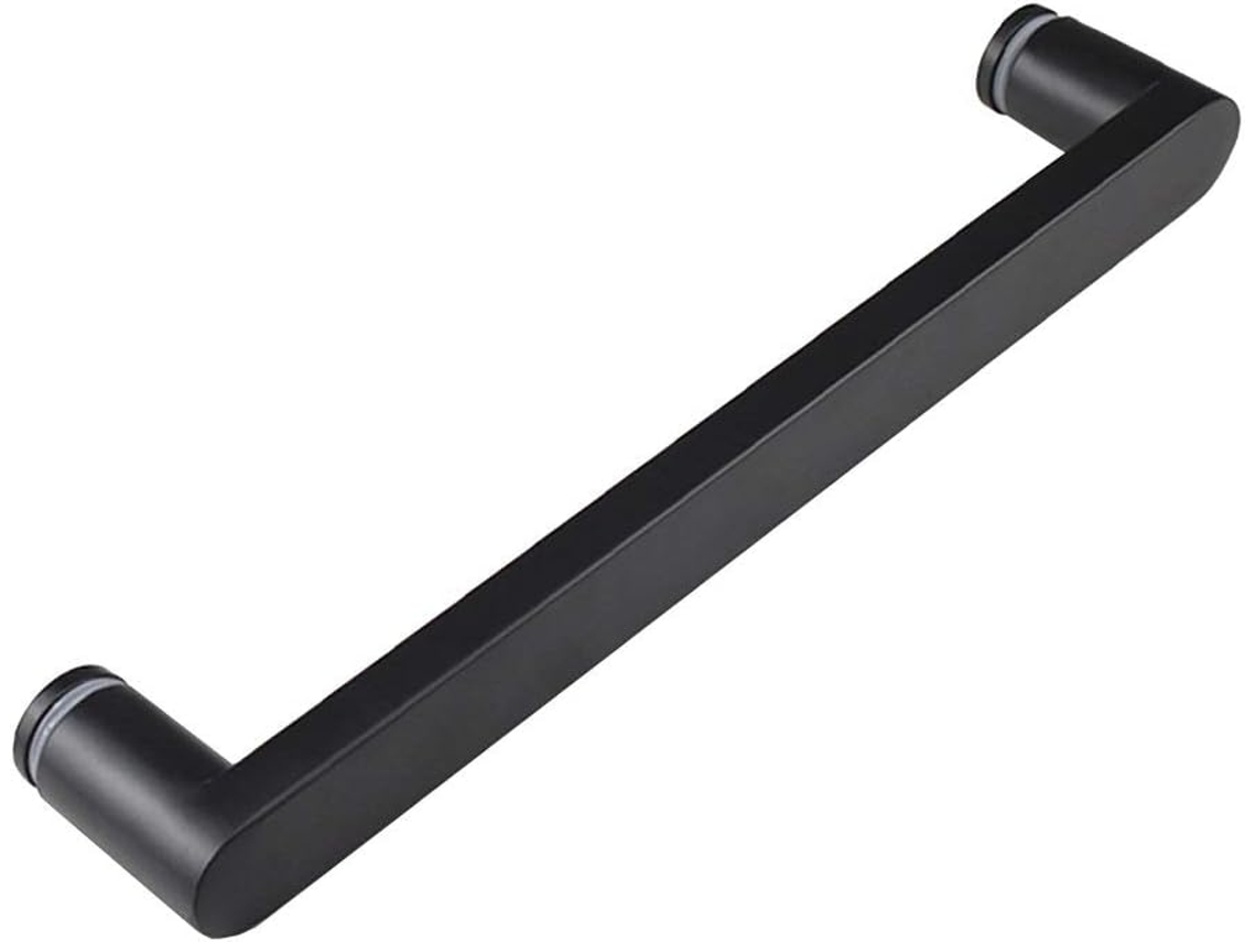 Puxador Redondo E Plano Para Porta De Chuveiro, Em Aço Inoxidável, Com Alavanca Para Porta De Banheiro Um Lado