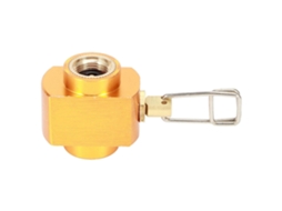 Adaptador Para Fogão De Camping G1/4 Dn8 Com Válvula De Recarga De Gás, Acessório Para Fogão A Gás. Hengjian