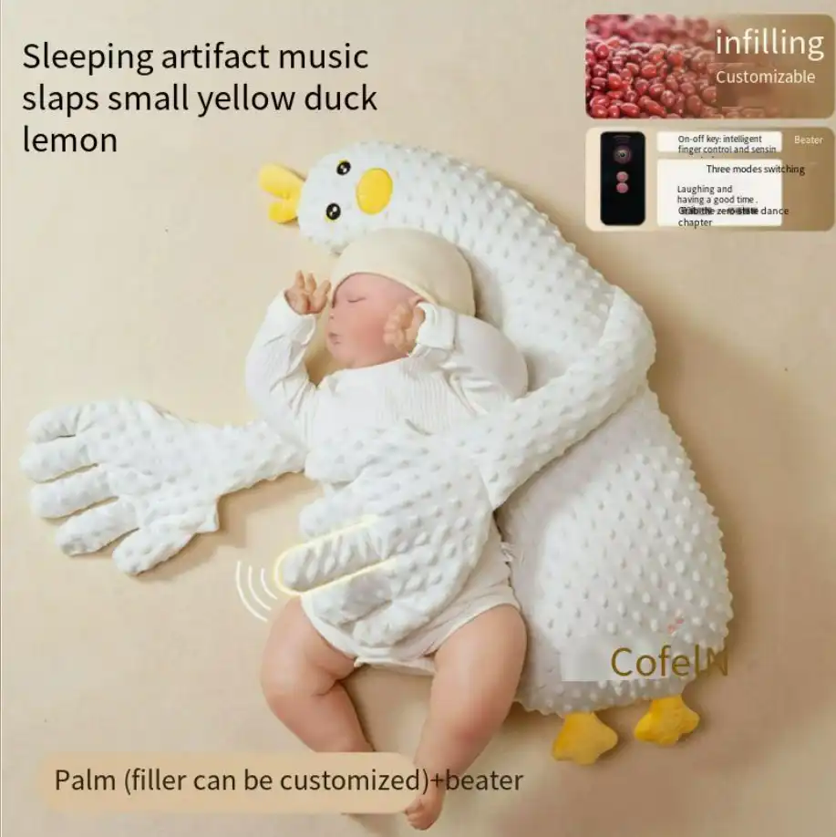 Bebe Segurar Para Dormir Chacoalhar Boneca (65 * 24cm Para Dormir Patinho)