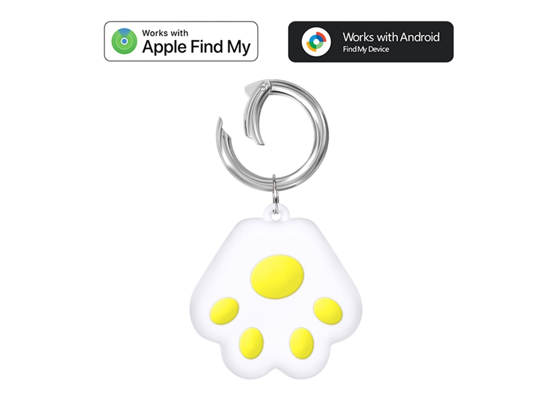 Rastreador Gps Anti-perda, Compatível Android E Apple, Amarelo Elysve