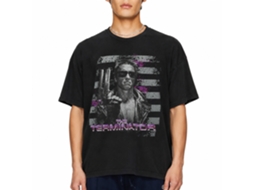 Rockinstone Terminator Purple Black Adult T-shirt Size:m