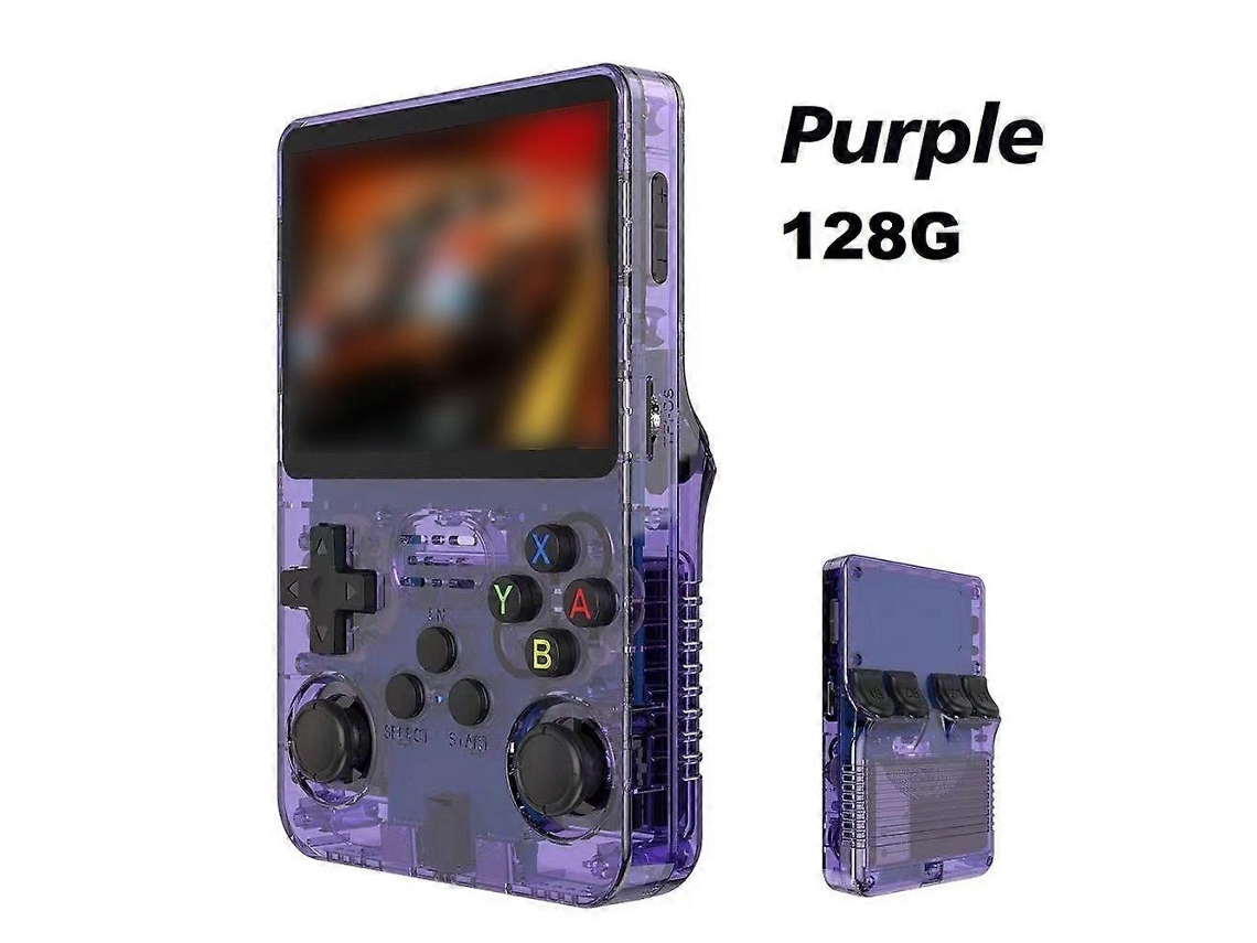 Console De Videogame Portátil Retrô R36s Com Sistema Linux E Tela Ips De 3,5 Polegadas VONKELIOS