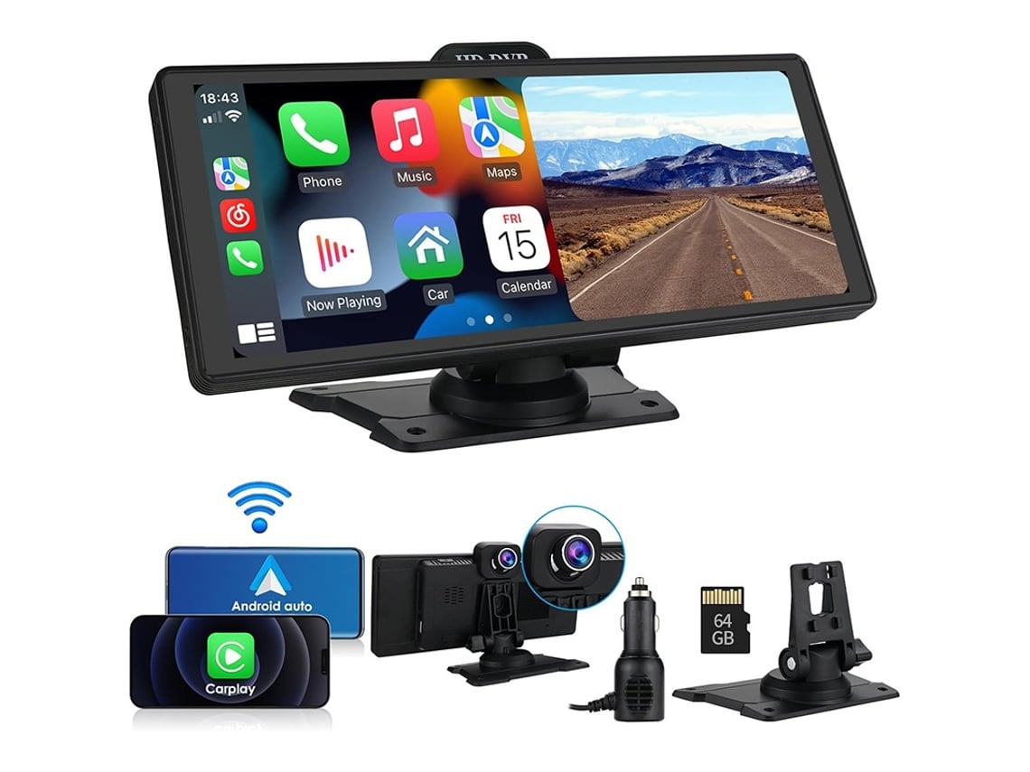 Autorrádio Multimédia 1026cp Preto64g Gps