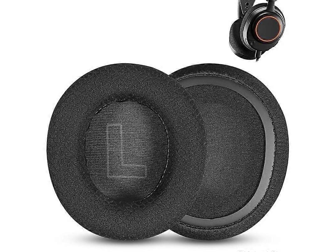 Protetores Auriculares De Rede De Futebol Para Fones De Ouvido Com Fio Steelseries Arctis Nova (preto E Cinza)