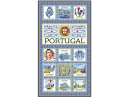 Toalha De Praia Microfibra Azulejos Portugal Regiões